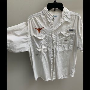 Columbia PFG Texas Longhorns Fishing Shirt